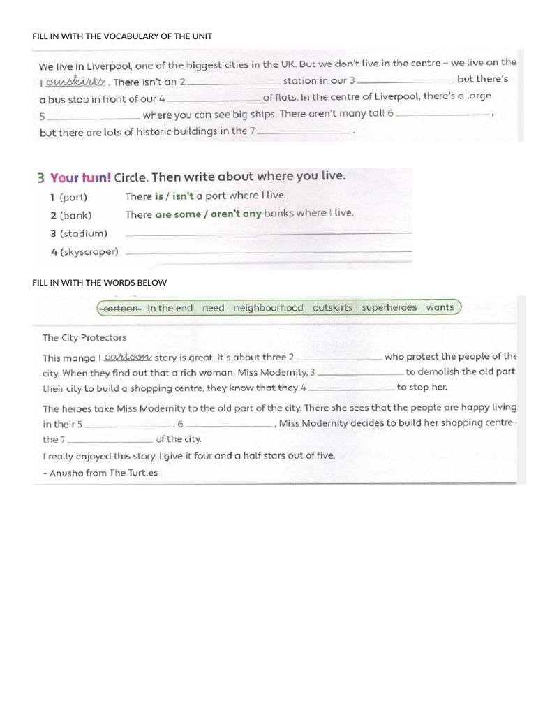 Kids Can 6 Unit 4 | PDF