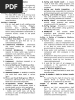 DOLE OSH Compliance Checklist Guide | PDF