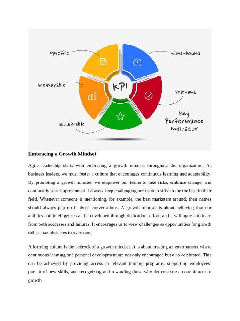 Embracing A Growth Mindset | PDF | Mindset | Innovation