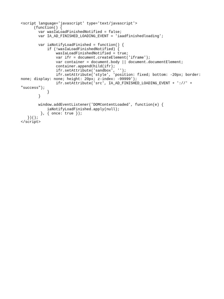 Ia Js Load Monitor | PDF
