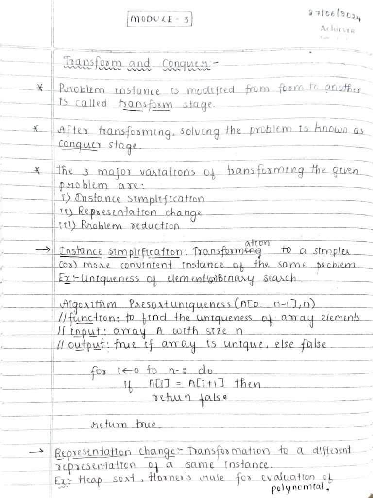 Written ADA Module 3 | PDF
