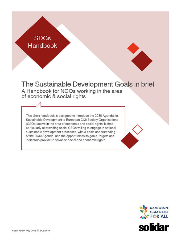 NGO Guide to Sustainable Development Goals | PDF | Sustainability ...
