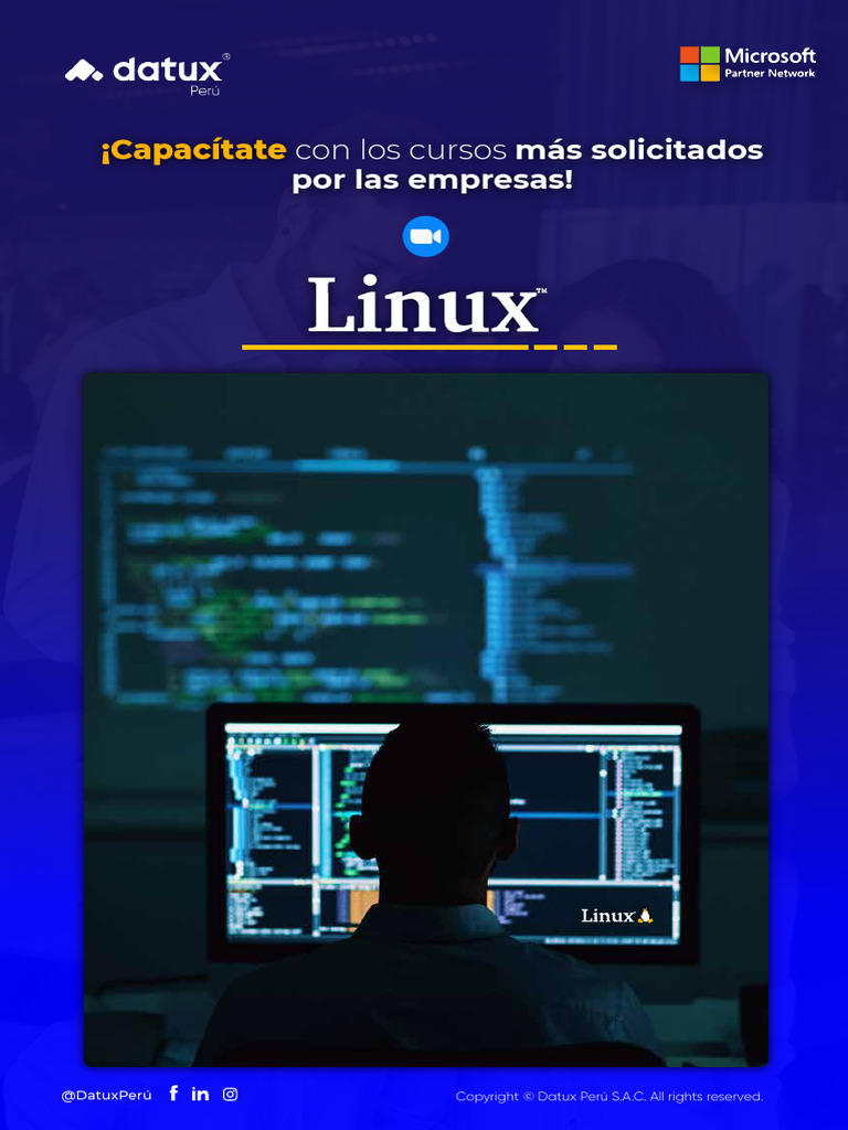 Curso Especializado Linux - Datux Perú | PDF | Informática | Software