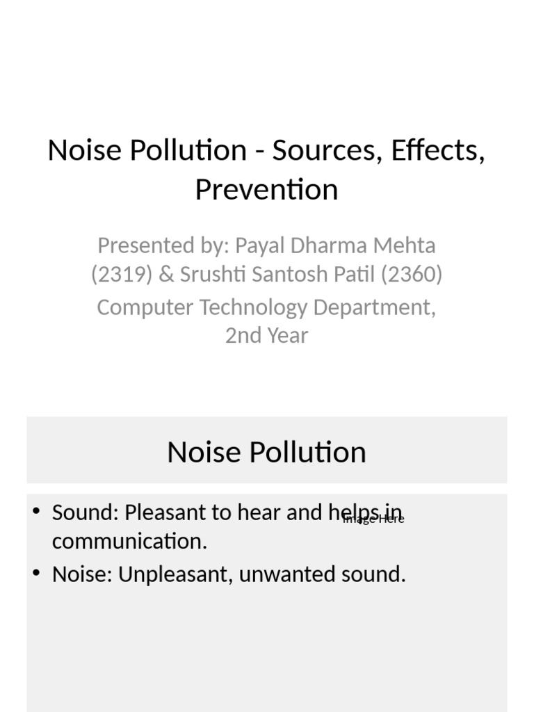 Understanding Noise Pollution Effects | PDF | Noise | Decibel