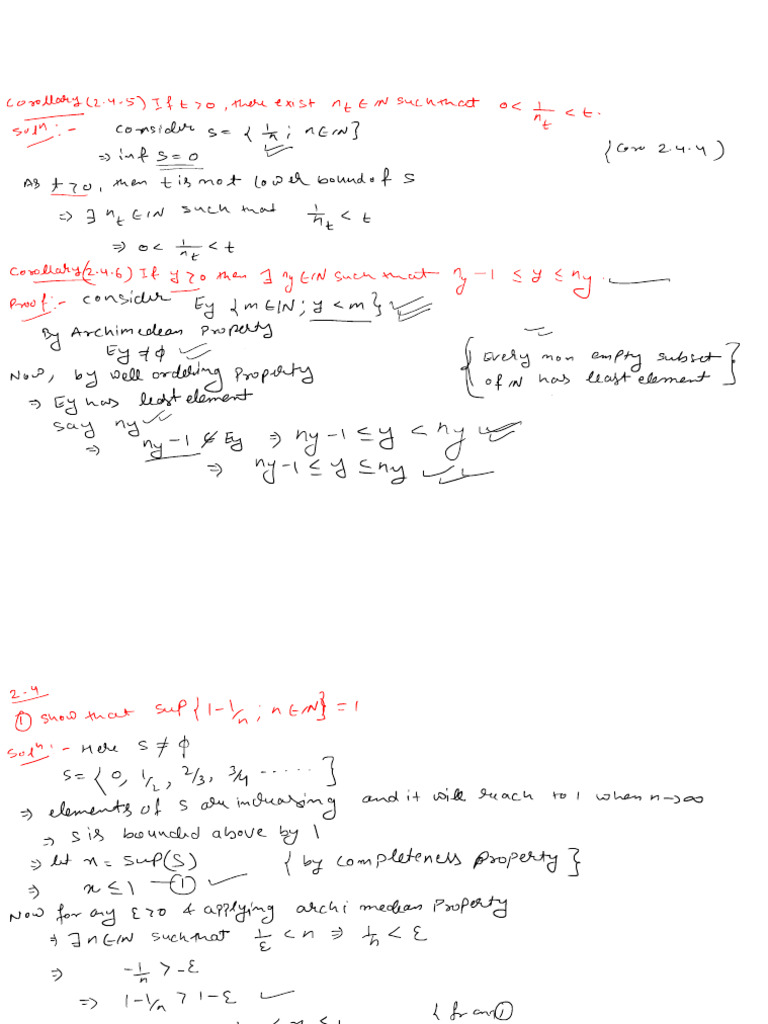 Analysis Chapter 2, Notes 7 | PDF