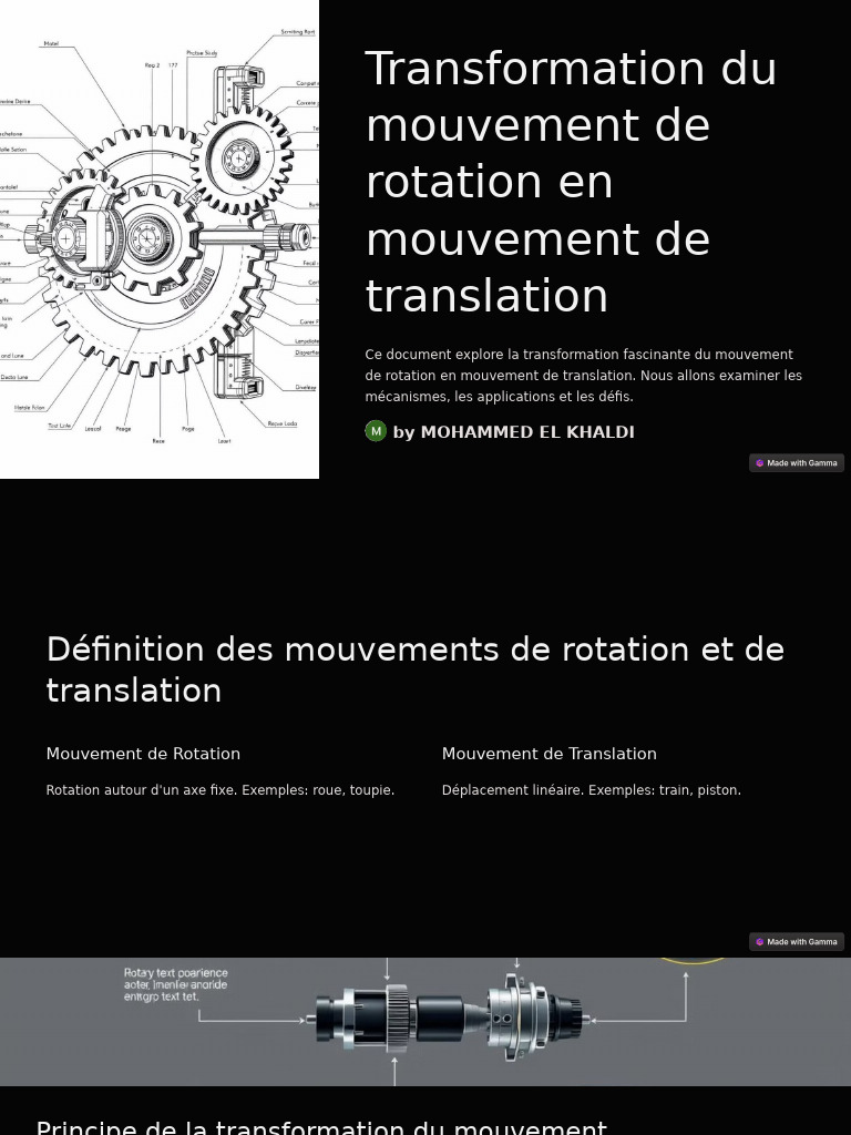 Transformation Rotation en Translation | PDF