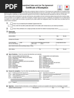 New Jersey ST-4 Exempt Use Certificate | PDF | Use Tax | Sales