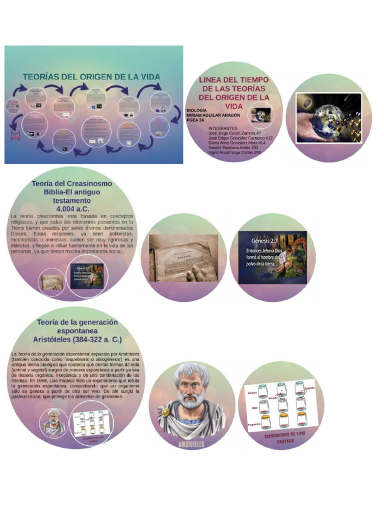 Teorias Del Origen de La Vida | PDF