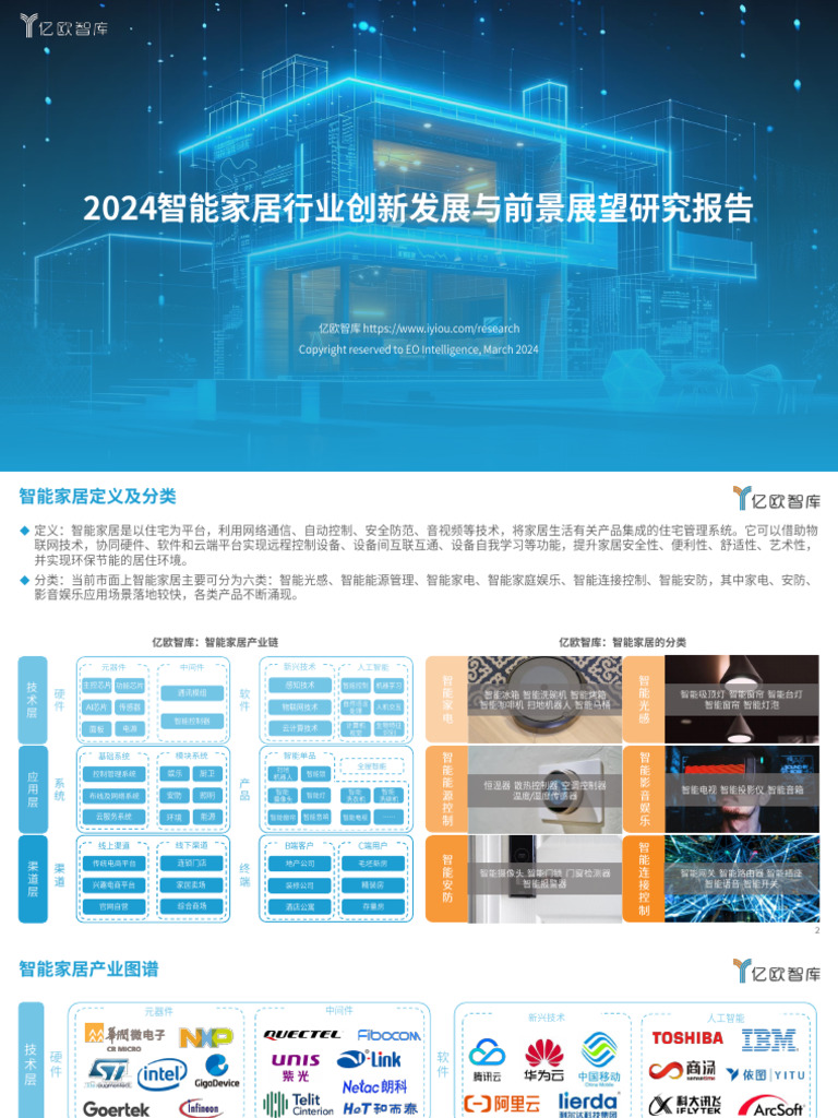 (有赞行业报告) 2024智能家居行业发展研究报告 | PDF