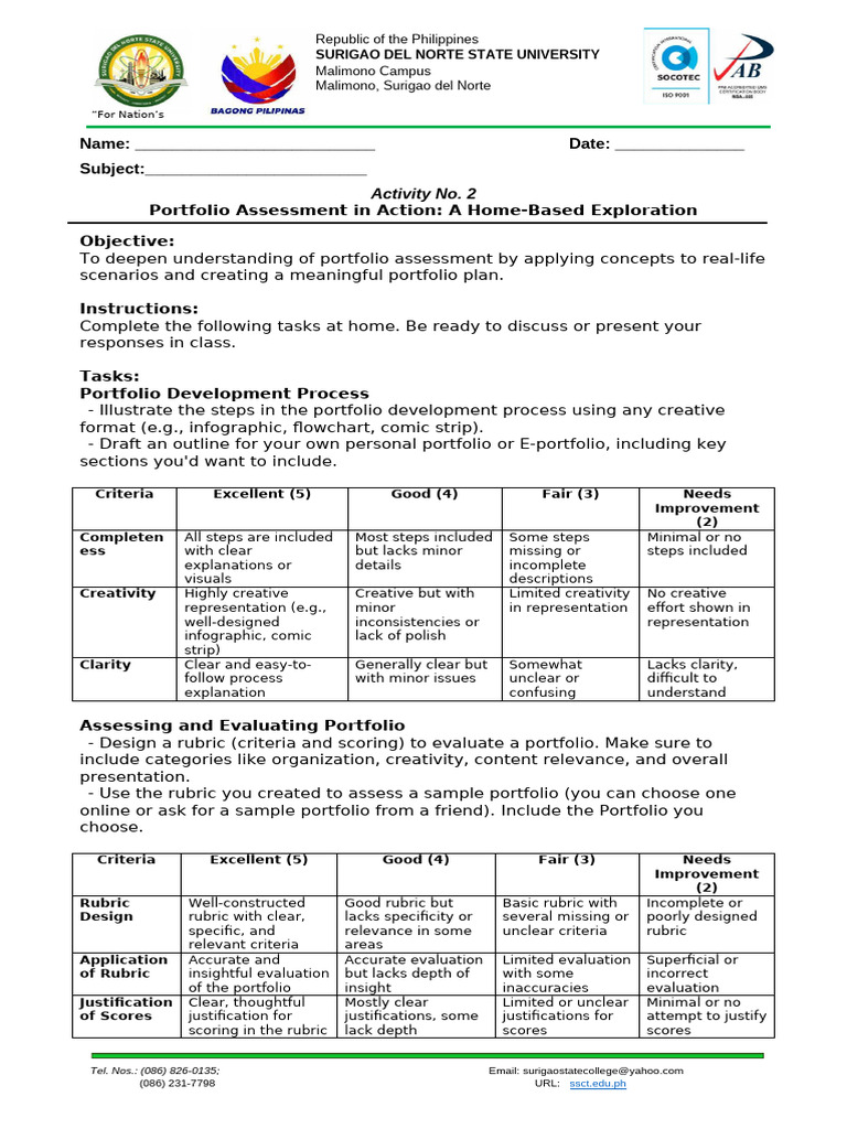 Portfolio Assessment Home Exploration | PDF | Cognitive Science | Cognition
