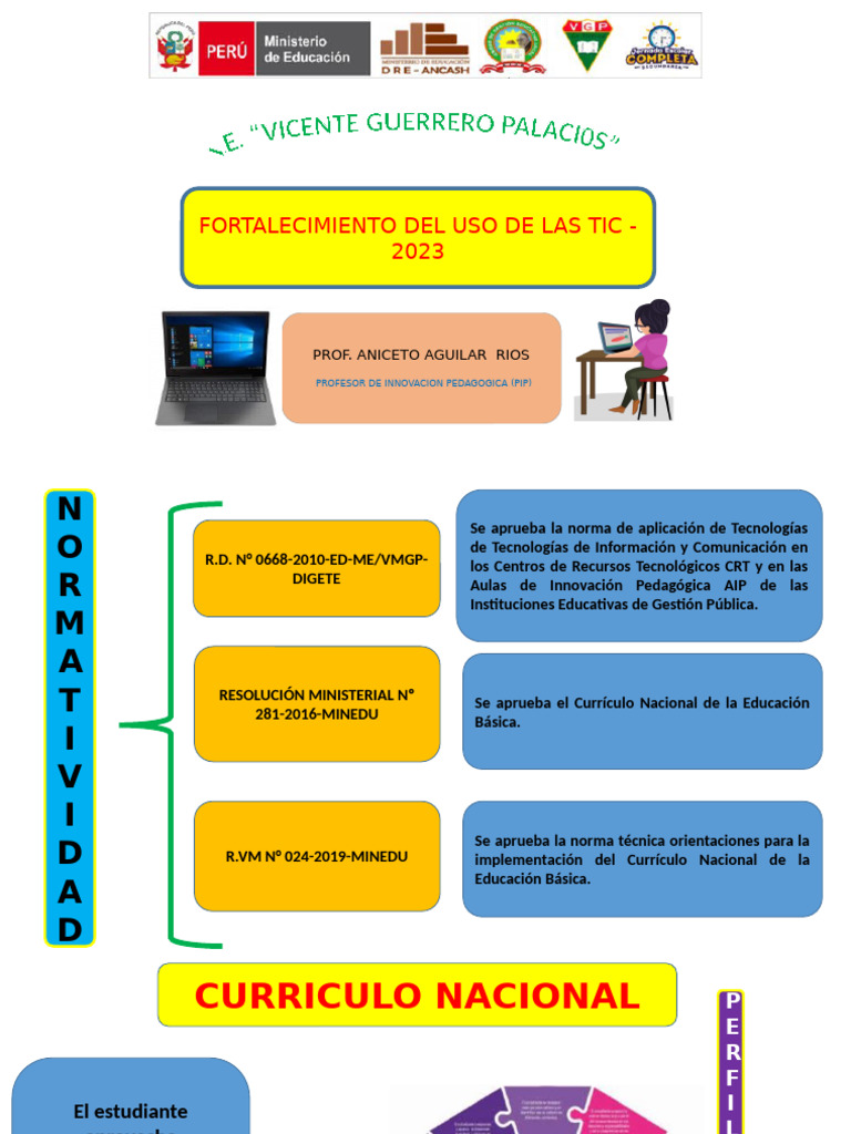 CAPACITACION DOCENTE TIC 2023 | PDF | Plan de estudios | Maestros