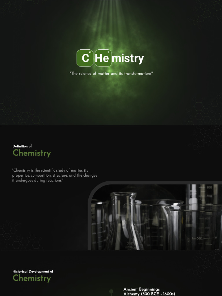 Overview of Chemistry and Its Branches | PDF | Chemistry | Chemical ...