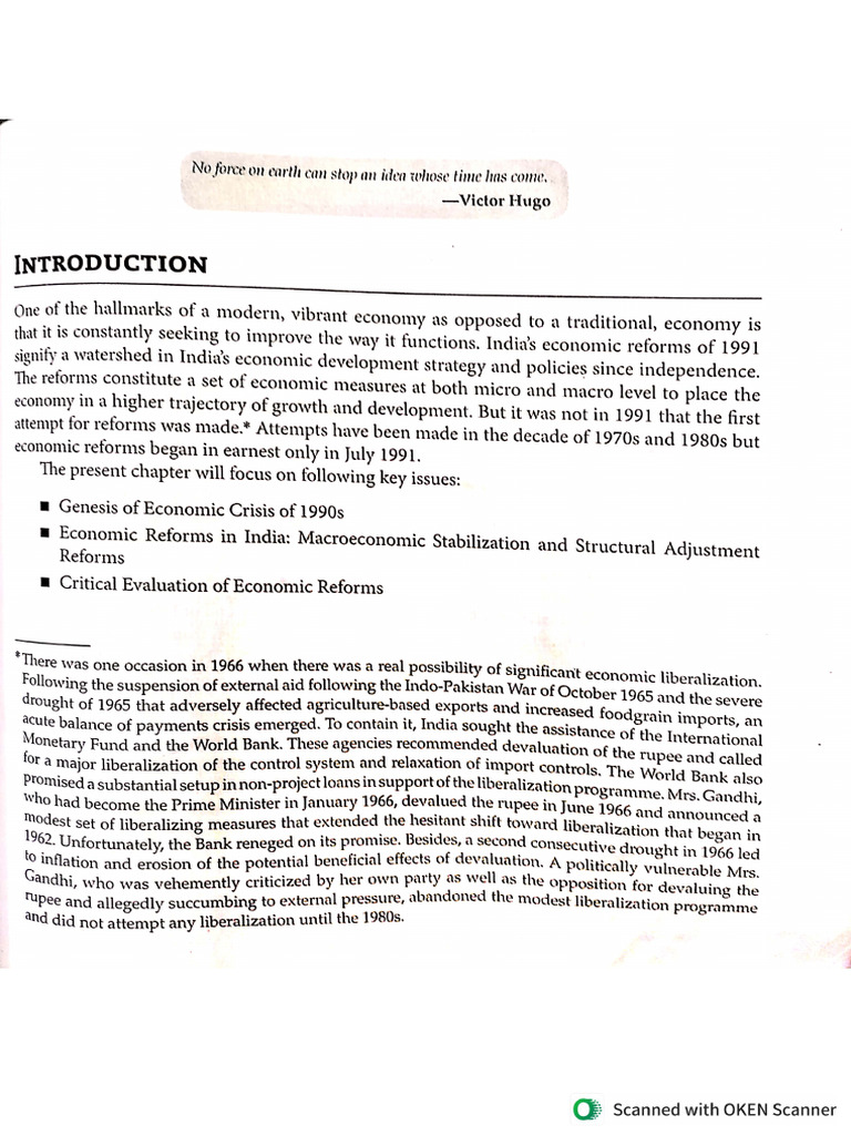 Economic Reforms in India | PDF