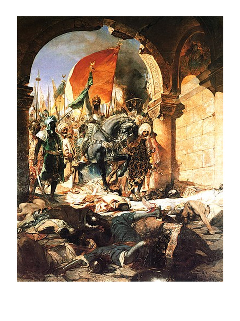 Turcy Osmanscy W Europie I Upadek Cesarstwa Bizantyjskiego | PDF