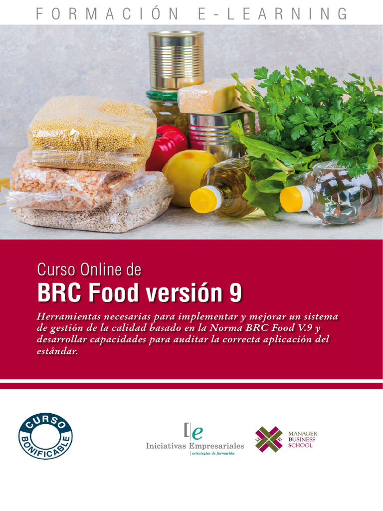 Curso Online BRC Food Versión 9 | PDF | Análisis de Riesgo y Puntos ...