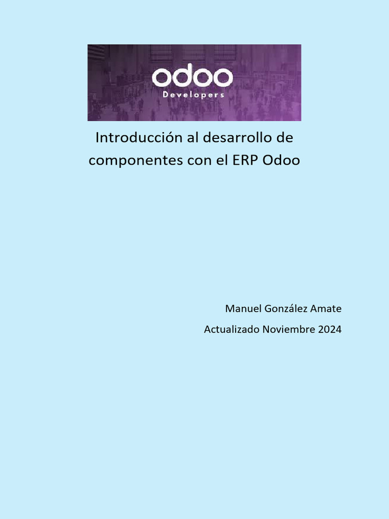 Desarrollo de Módulos en Odoo ERP | PDF | Python (lenguaje de ...