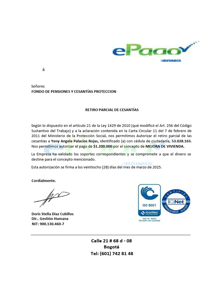 Yeny Angela Palacios Rojas 2025 | PDF