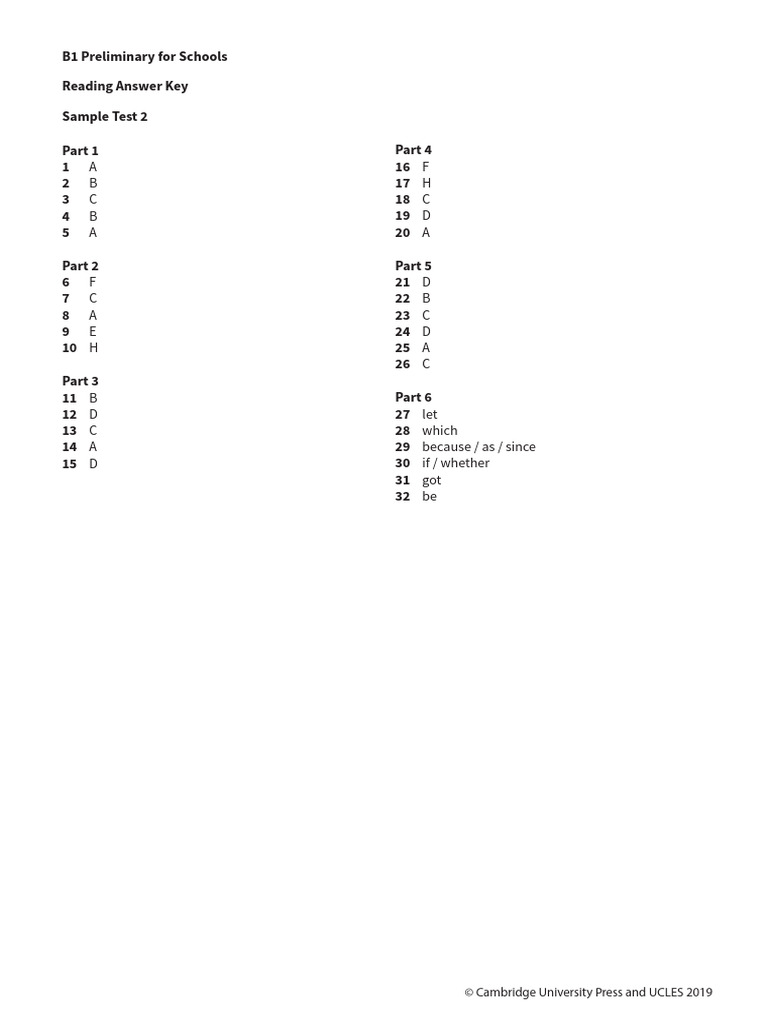 B1 Test 2 Reading AK | PDF