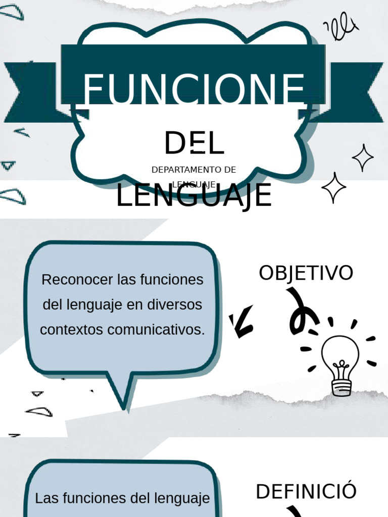 5to y 6to Funciones del lenguaje | PDF