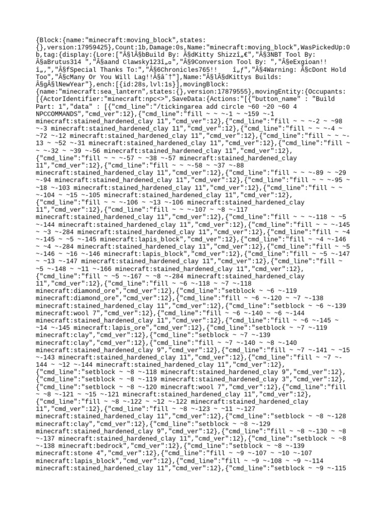Minecraft Moving Block NBT Tool | PDF | Windows Software | Xbox 360 ...