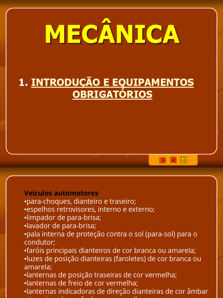 Equipamentos Obrigatórios de Veículos | PDF | Tecnologia de veículos ...