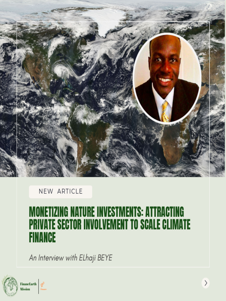 Monetizing Nature for Climate Finance | PDF | Climate Change Mitigation ...