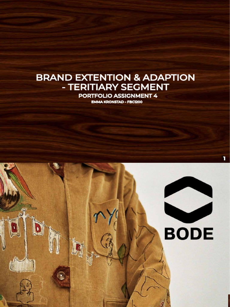 Bode: Luxury Through Nostalgic Fashion | PDF | Fashion | Brand