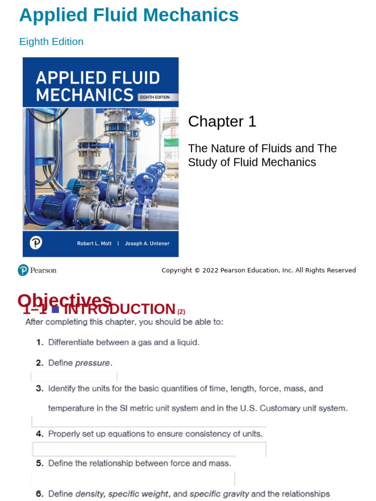 Introduction to Fluid Mechanics Concepts | PDF | Fluid | Stress (Mechanics)