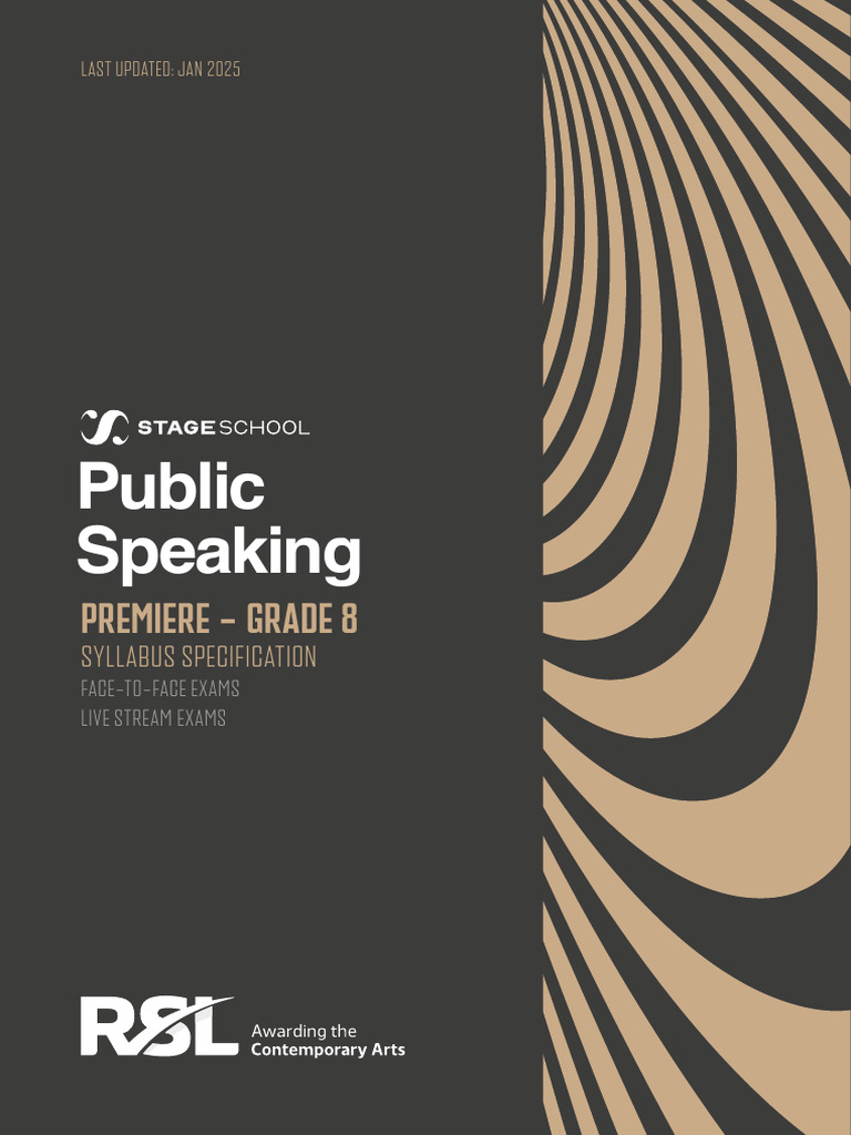 SS Spec PublicSpeaking F2F LSE | PDF | Learning | Educational Assessment