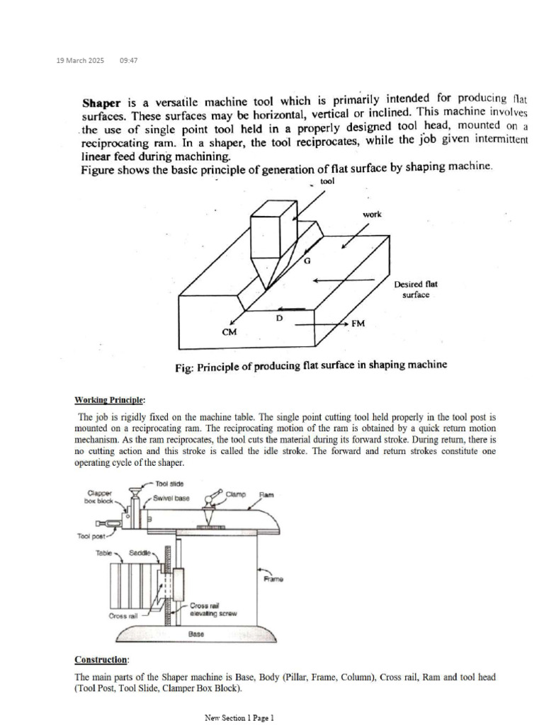 Shaping and Planning | PDF