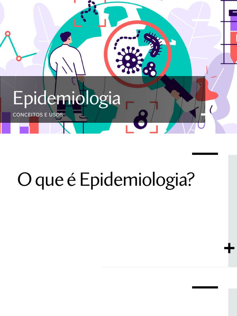 Conceitos e Aplicações da Epidemiologia | PDF | Epidemiologia