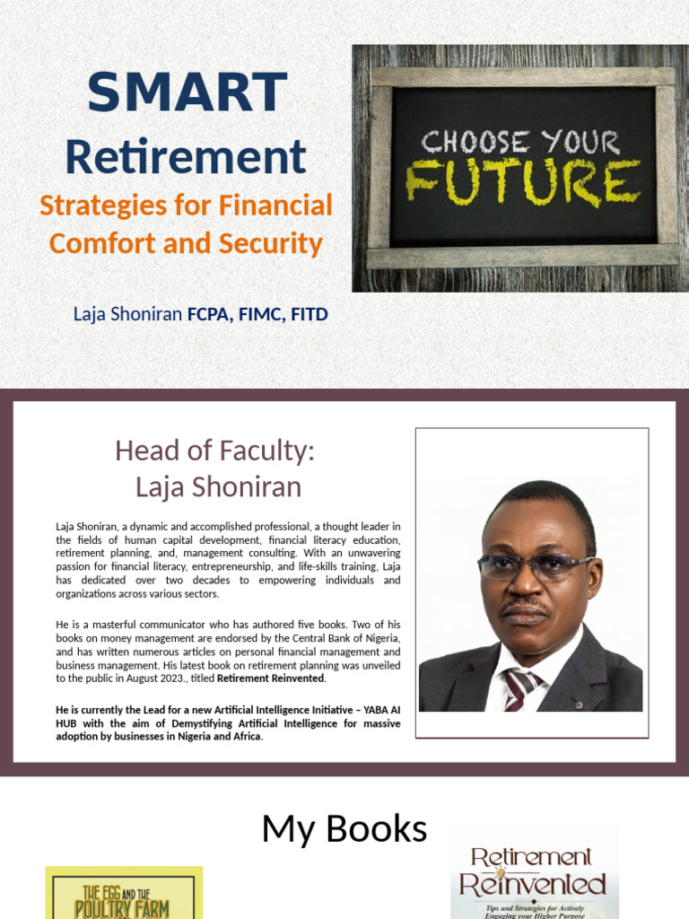Smart Retirement For Financial Security | PDF | Cost Of Living | Retirement