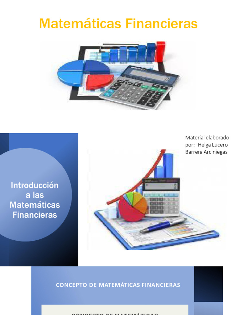 03 Fundamentos de Matemáticas Financieras | PDF | Interés | Inversiones