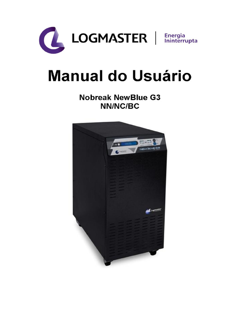 Manual No-Break Logmaster New Blue G3 | PDF