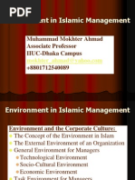Lecture#1D_2 Environment in Islamic Management