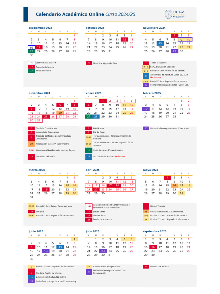 Calendario Online | PDF | Fiestas cristianas y días santos