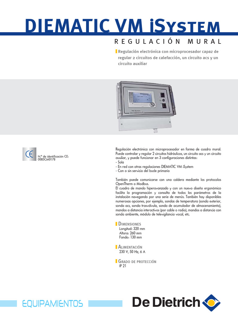 Diematic VM Isystem PDF Electricidad Ingenieria Eléctrica — free download