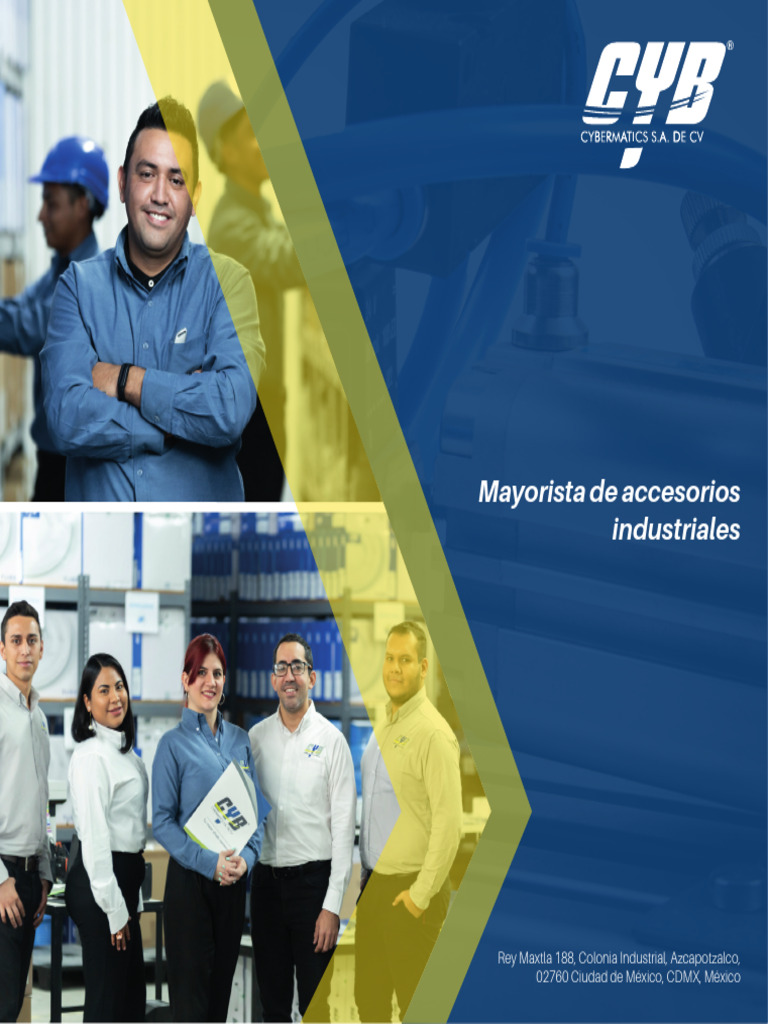 Brochure Cilindros Neumáticos CYB ENERO 2025 | PDF | Neumático | Pistón