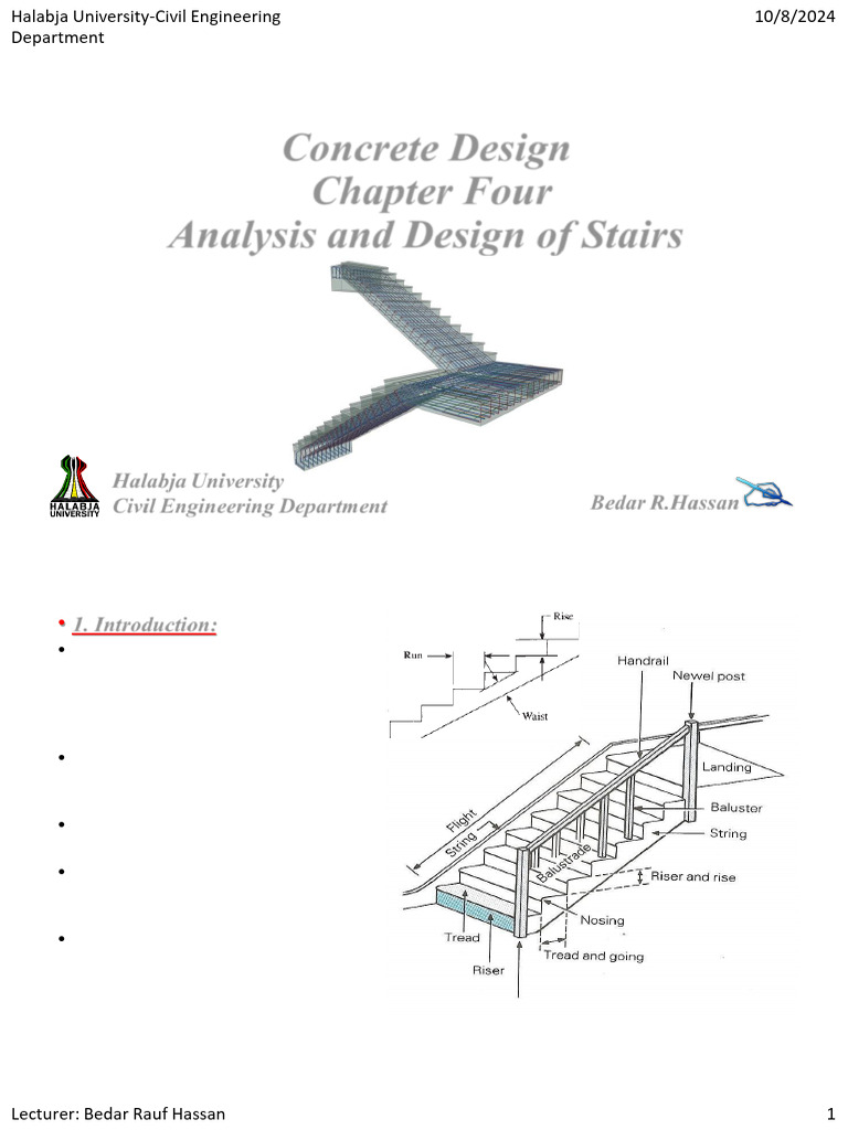 Stair Design and Analysis Techniques | PDF | Stairs | Building Engineering