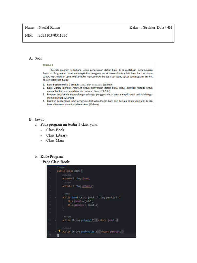 Perbandingan Kinerja LinkedList vs ArrayList | PDF