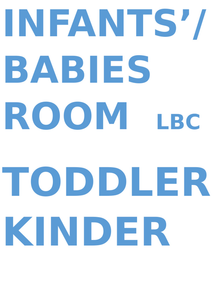 Room Names For Church | PDF