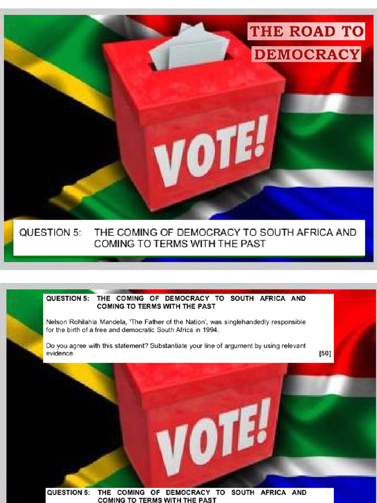 Road to Democracy in South Africa | PDF | Nelson Mandela | Government
