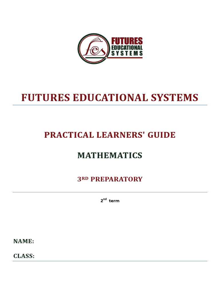 3rd Prep Mathematics Learners' Guide | PDF | Circle | Analytic Geometry