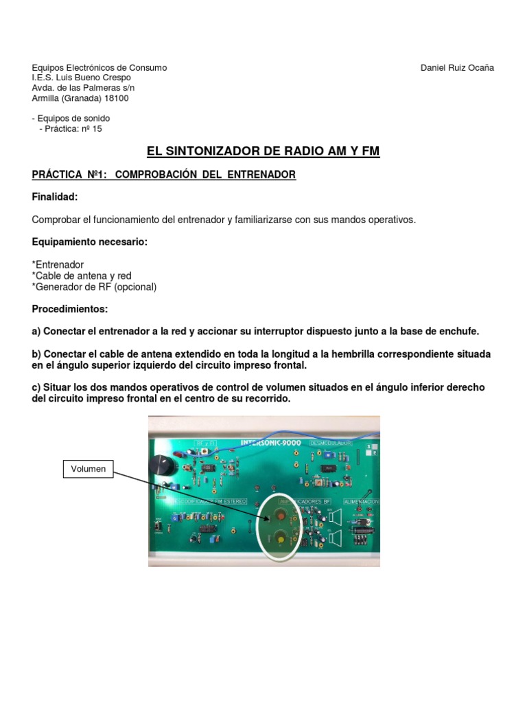 Fuentes de modulación - Sintonizador, RADIO por INTERNET y FM RDS