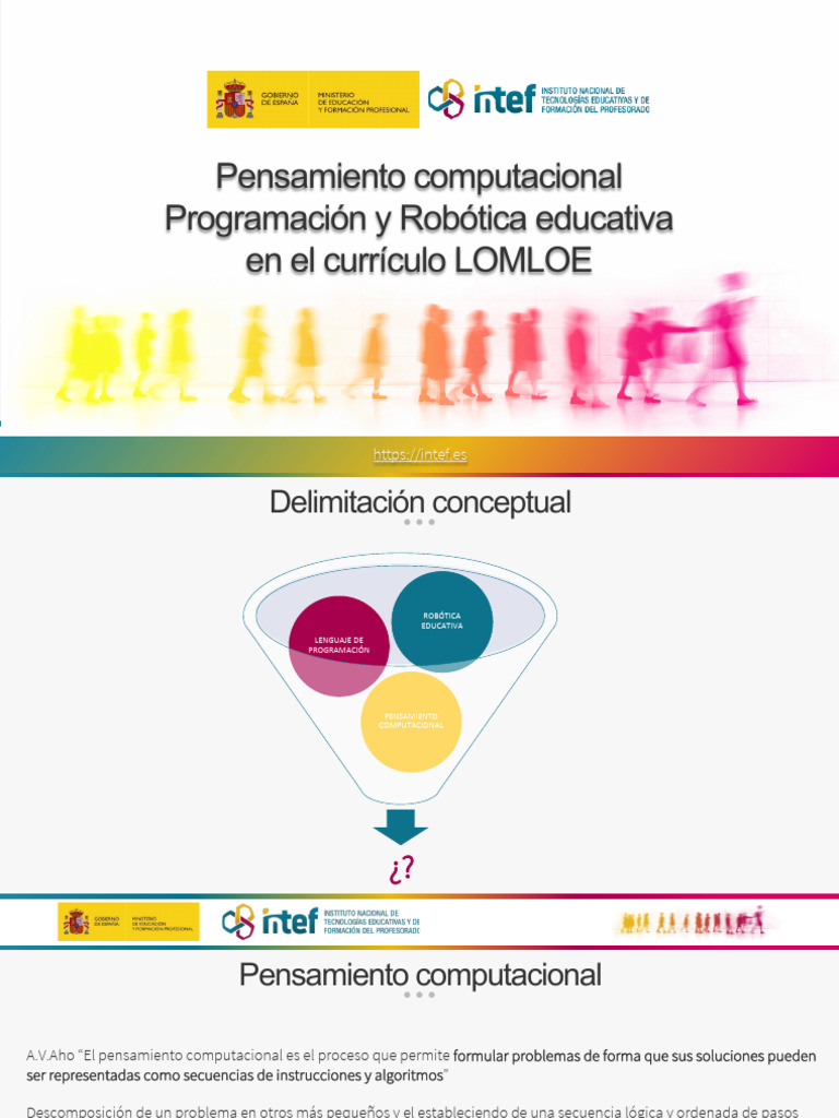 Pensamiento Computacional y Robótica LOMLOE | PDF | Pensamiento | Diseño