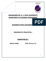 Padmashree Dr. D. Y. Patil University Department of Business Management