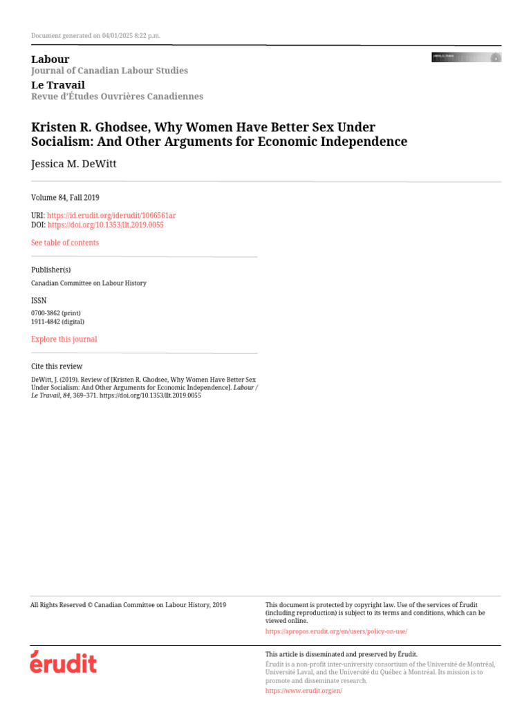 Kristen R. Ghodsee, Why Women Have Better Sex Under Socialism: and ...