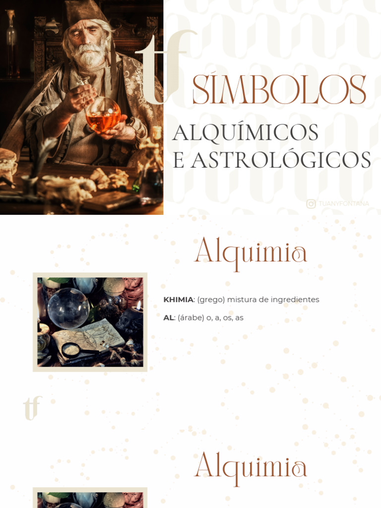 Símbolos Alquímicos e Astrológicos | PDF | Alquimia