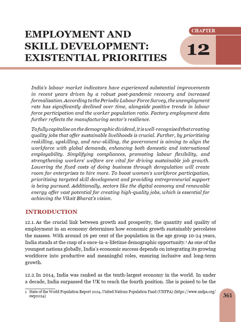 Employment and Skill Development Trends | PDF | Employment | Economies
