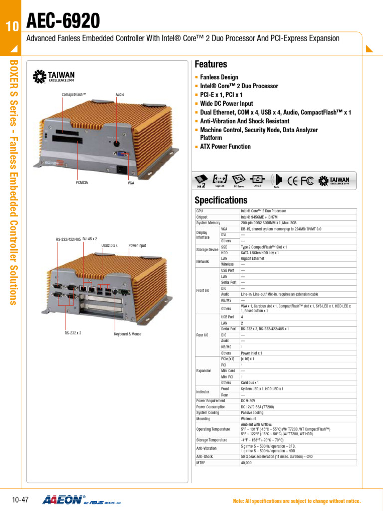 Datasheet - HK - TF Aec 6920 A6 1110 - 4858193 | PDF | Usb | Computer ...